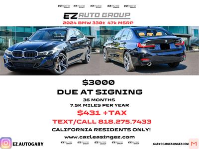 2024 BMW 3 Series lease in North Hollywood,CA - Swapalease.com