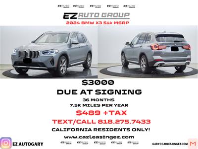 2024 BMW X3 lease in North Hollywood,CA - Swapalease.com