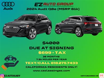 2024 Audi Q8 e-tron lease in North Hollywood,CA - Swapalease.com