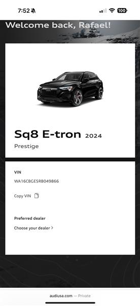 2024 Audi Q8 e-tron for sale in Laguna Niguel, California