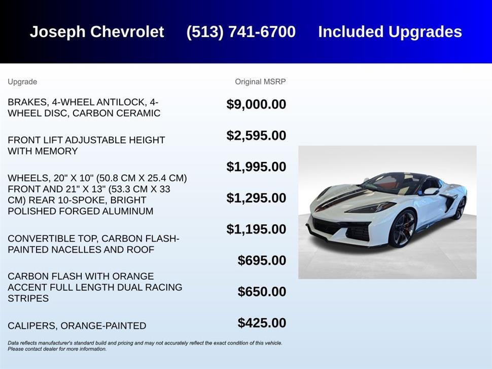 2026 Chevrolet Corvette for sale in Cincinnati, Ohio