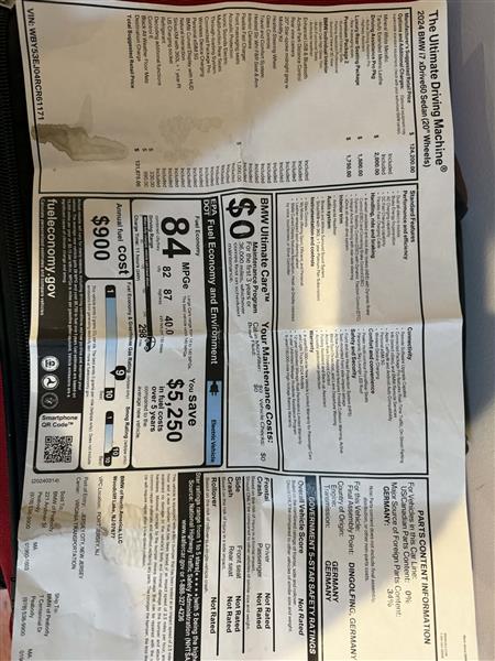 2024 BMW i7 for sale in Marlboro, New Jersey