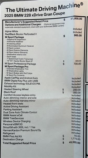 2025 BMW 2 Series for sale in Lake Forest, California