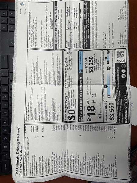 2025 BMW X7 for sale in Midland Park, New Jersey