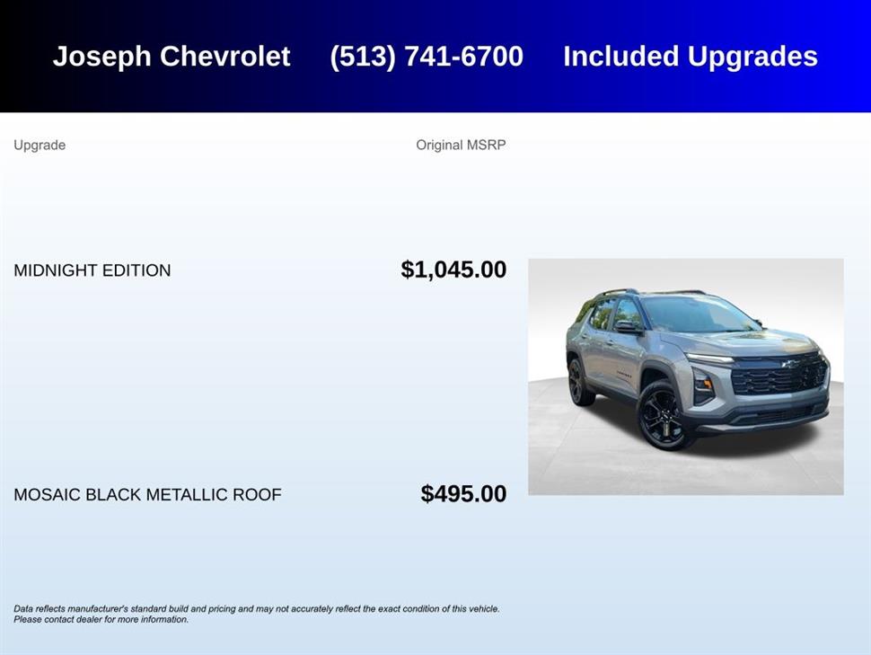 2025 Chevrolet Equinox for sale in Cincinnati, Ohio