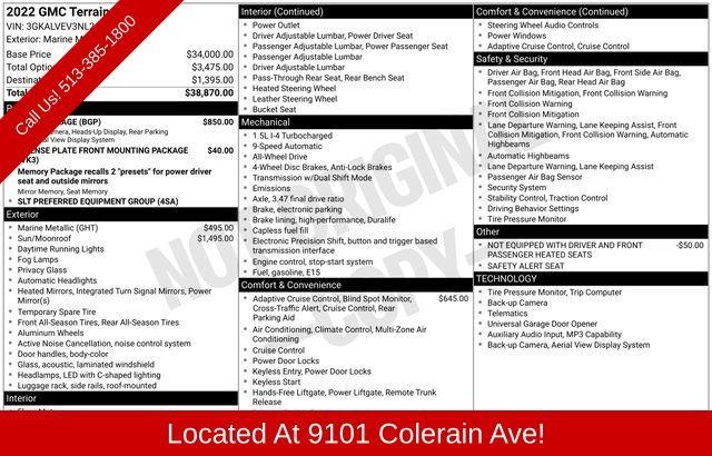 2022 GMC Terrain for sale in Cincinnati, Ohio
