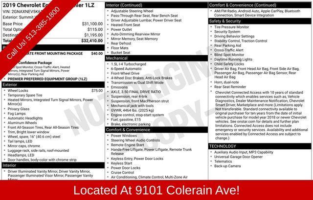 2019 Chevrolet Equinox for sale in Cincinnati, Ohio
