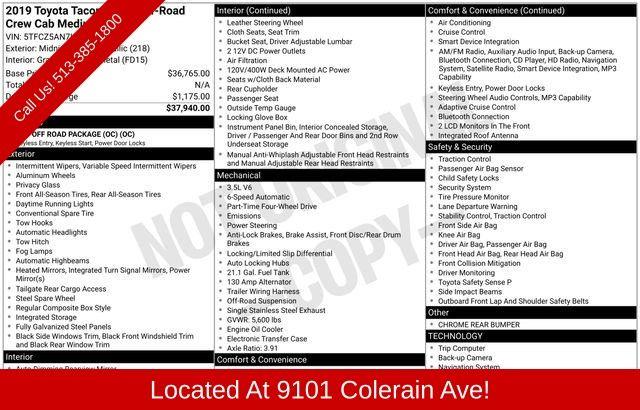 2019 Toyota Tacoma for sale in Cincinnati, Ohio