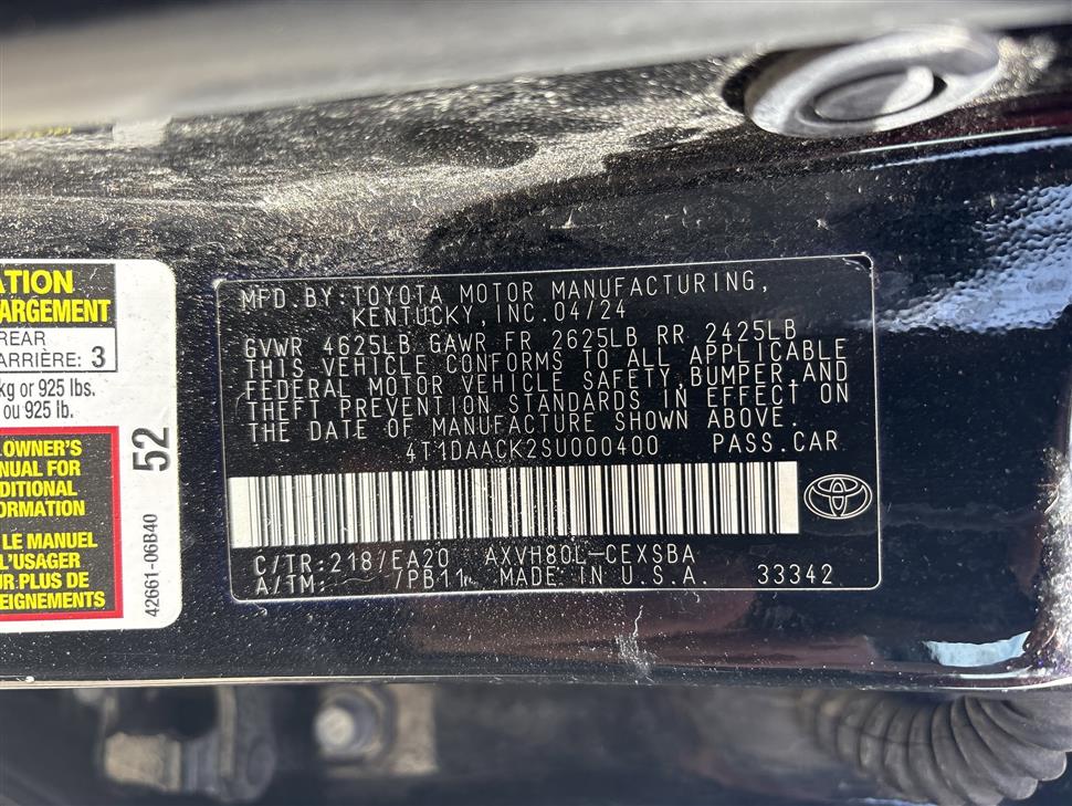 2025 Toyota Camry for sale in Cincinnati, Ohio
