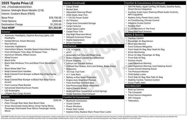 2025 Toyota Prius for sale in Cincinnati, Ohio
