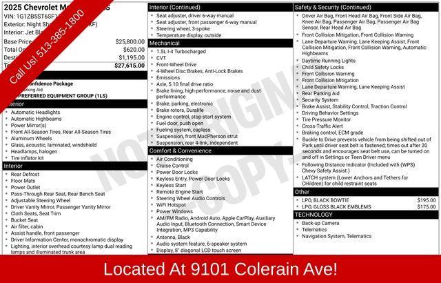 2025 Chevrolet Malibu for sale in Cincinnati, Ohio