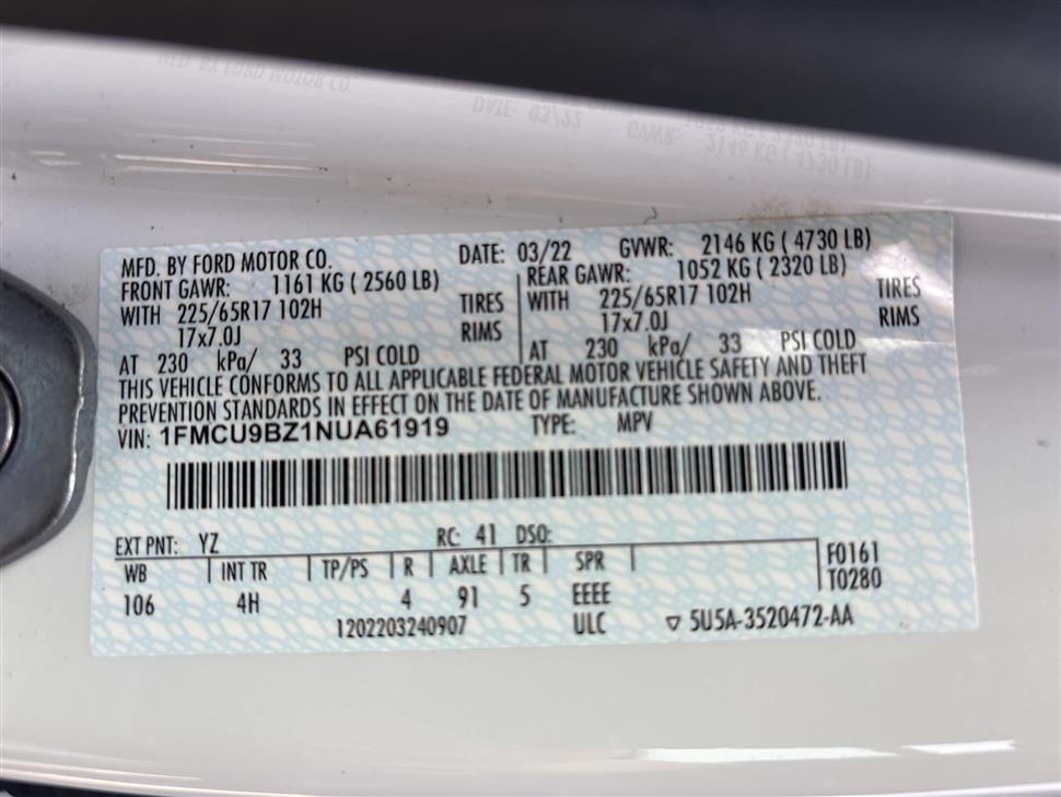 2022 Ford Escape for sale in Cincinnati, Ohio
