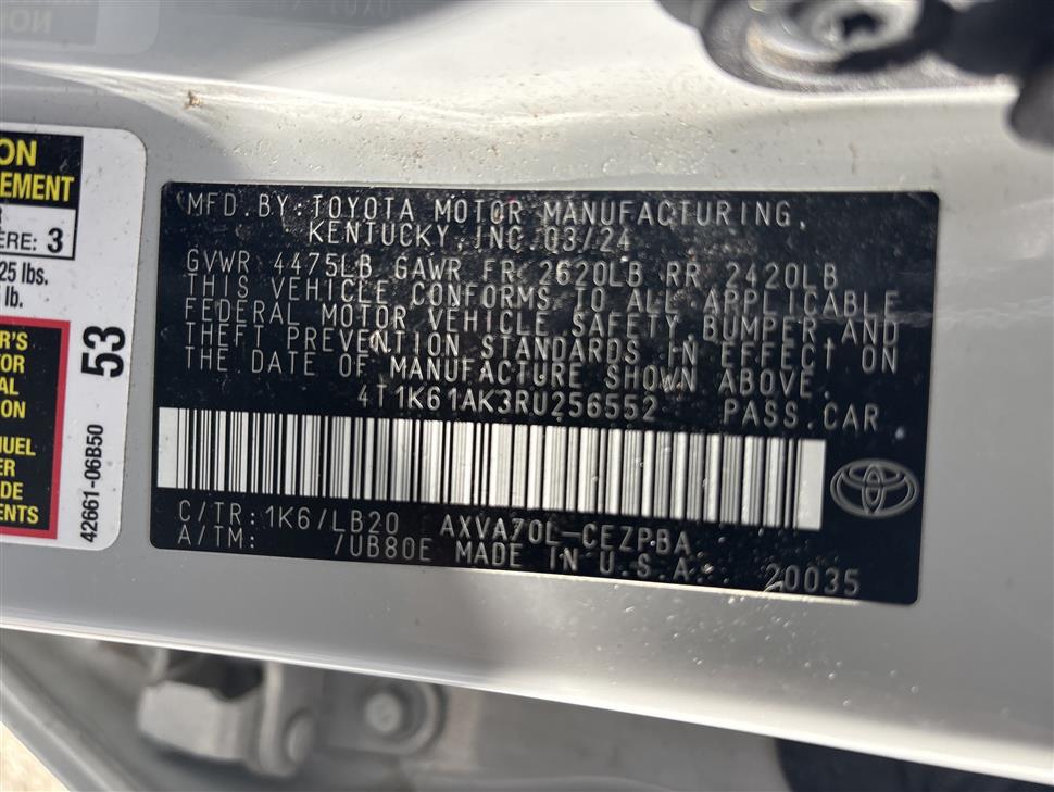 2024 Toyota Camry for sale in Cincinnati, Ohio